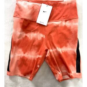 Nike NWT One Luxe Dri-FIT 7" Printed Coral Training Shorts Small 4/ 6 Activewear